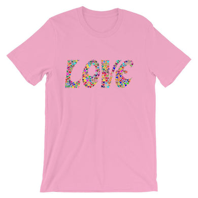 Love is all you need, Valentines Day Heart T-shirt Tee Short-Sleeve Unisex T-Shirt - NJExpat