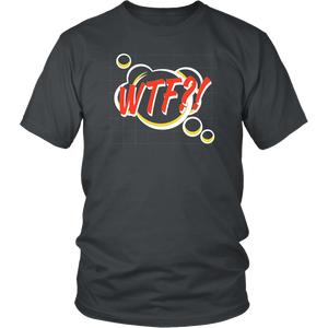 WTF! Cartoon Comic T-shirt Gift Tee - NJExpat