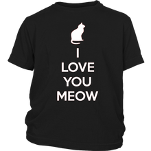 Load image into Gallery viewer, I Love You Meow T-shirt Gift Tee for Cat lover Pet Owners - NJExpat