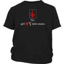 Load image into Gallery viewer, This Girl Loves Latin Music T-shirt Tee Gift - NJExpat