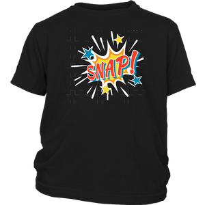 Snap T-shirt Cartoon Comic Boom Gift Tee for everyone - NJExpat