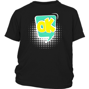 OK! T-shirt Gift Tee Speech Bubble Cartoon Comic Style - NJExpat