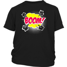 Load image into Gallery viewer, Boom! T-shirt Gift Tee Cartoon Comic Speech Bubble style - NJExpat