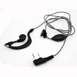 2 Pin High Quality Earpiece Headset Microphone For Radio or Walkie Talkie, free shipping - NJExpat