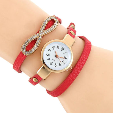 Leather Quartz Analog Wrist Watch, free shipping - NJExpat