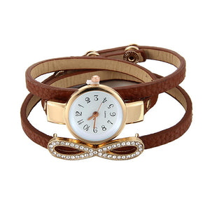 Leather Quartz Analog Wrist Watch, free shipping - NJExpat