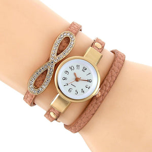 Leather Quartz Analog Wrist Watch, free shipping - NJExpat