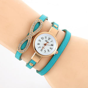 Leather Quartz Analog Wrist Watch, free shipping - NJExpat