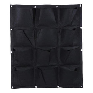 Garden Pockets Vertical Wall Planter Grow Bags for Plants Flower Polyester Felt Hanging Planting - NJExpat