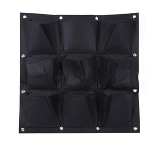 Garden Pockets Vertical Wall Planter Grow Bags for Plants Flower Polyester Felt Hanging Planting - NJExpat