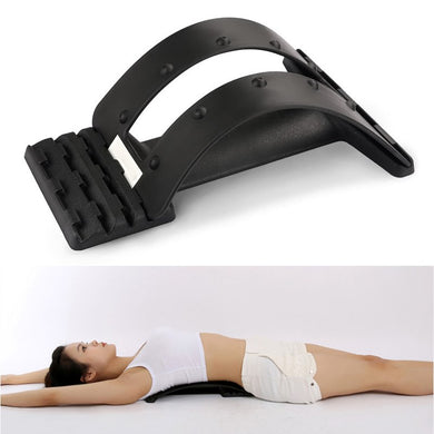Lumbar disc protrusion Orthodontic device Back Stretcher Arch Spine Pain Relief Chiropractic Stretching Magic Lumbar Support - NJExpat