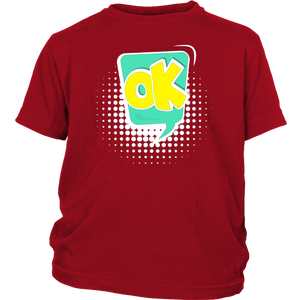 OK! T-shirt Gift Tee Speech Bubble Cartoon Comic Style - NJExpat