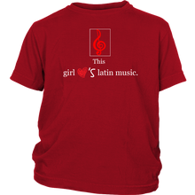 Load image into Gallery viewer, This Girl Loves Latin Music T-shirt Tee Gift - NJExpat