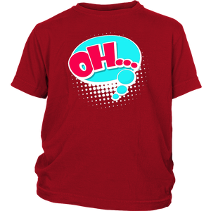 OH! T-Shirt Gift Tee Speech Bubble Cartoon Comic style - NJExpat