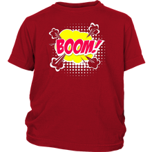 Load image into Gallery viewer, Boom! T-shirt Gift Tee Cartoon Comic Speech Bubble style - NJExpat