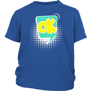 OK! T-shirt Gift Tee Speech Bubble Cartoon Comic Style - NJExpat