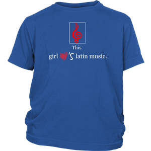 This Girl Loves Latin Music T-shirt Tee Gift - NJExpat