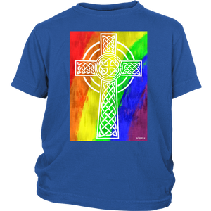 Rainbow cross Gift T-shirt for Easter, Religion, Christian - NJExpat