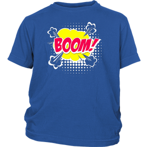 Boom! T-shirt Gift Tee Cartoon Comic Speech Bubble style - NJExpat