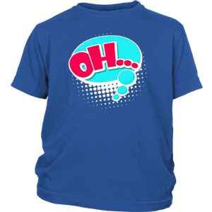 OH! T-Shirt Gift Tee Speech Bubble Cartoon Comic style - NJExpat